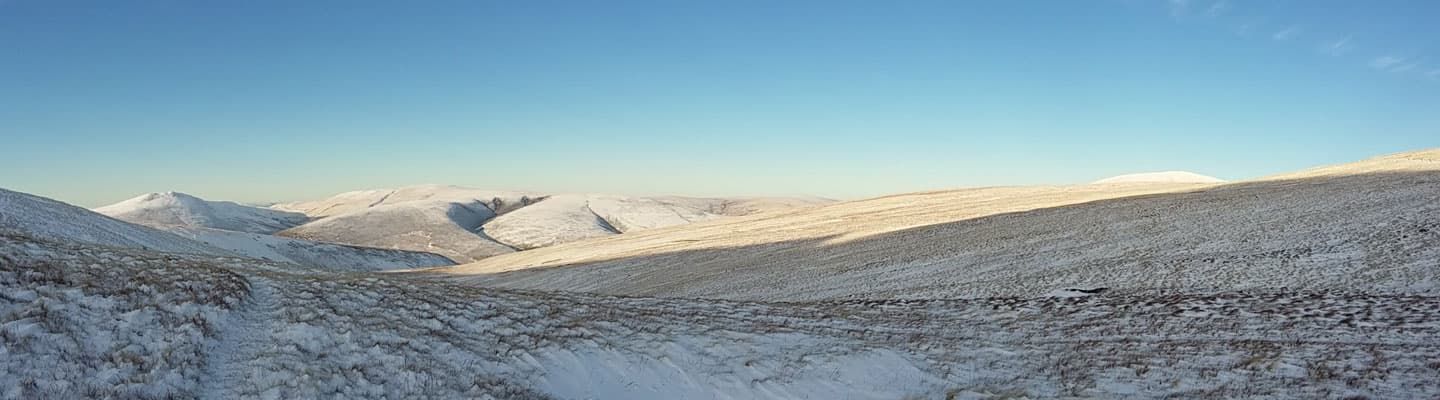 Lake District in the snow
