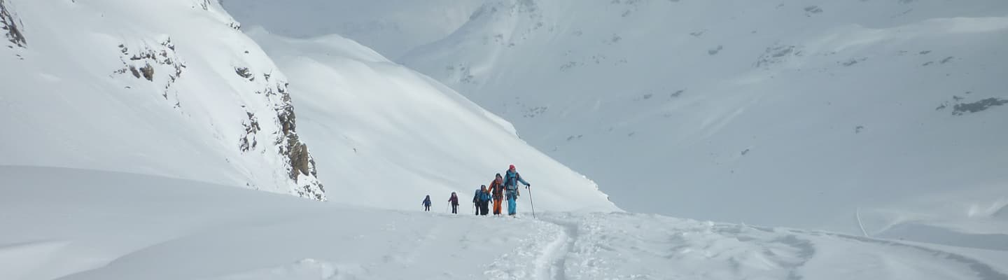 Winter ski touring in Austria